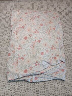 Lauren Ralph Lauren watercolor floral wildflower vtg fitted sheet Full / Dbl est